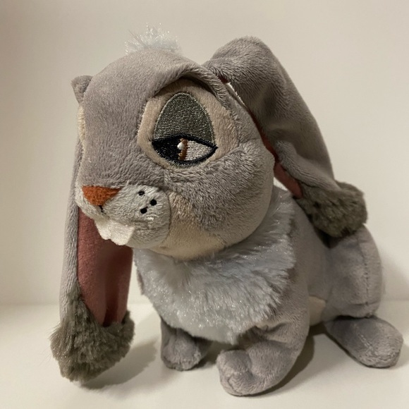 Sofia The First Clover Plush Bunny Stuffed Animal Grey Rabbit Toy Disney Junior - Picture 2 of 11